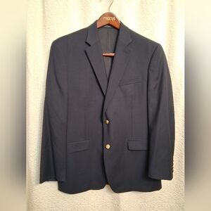 Elegant And Classic Men's Navy Blue Blazer By Lauren Ralph Lauren.